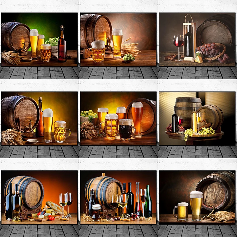 Room Spray Bottle - Kitchen Bar Red Wine Grape Beer