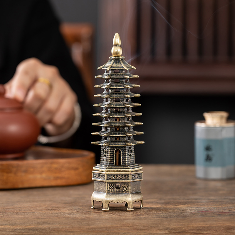 Home Fragrance Incense Sticks - Chinese Pagoda Vertical Incense Burner Home