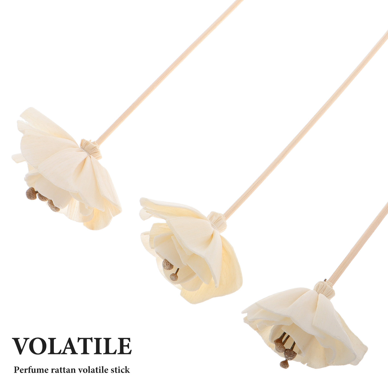 3Pcs Dried Floral Fragrance Di - Home Fragrance Stick 评论和价格