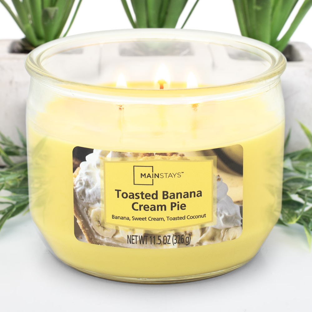 Toasted Banana Cream Pie Scent - Home Fragrance Scented Candle 评论和价格