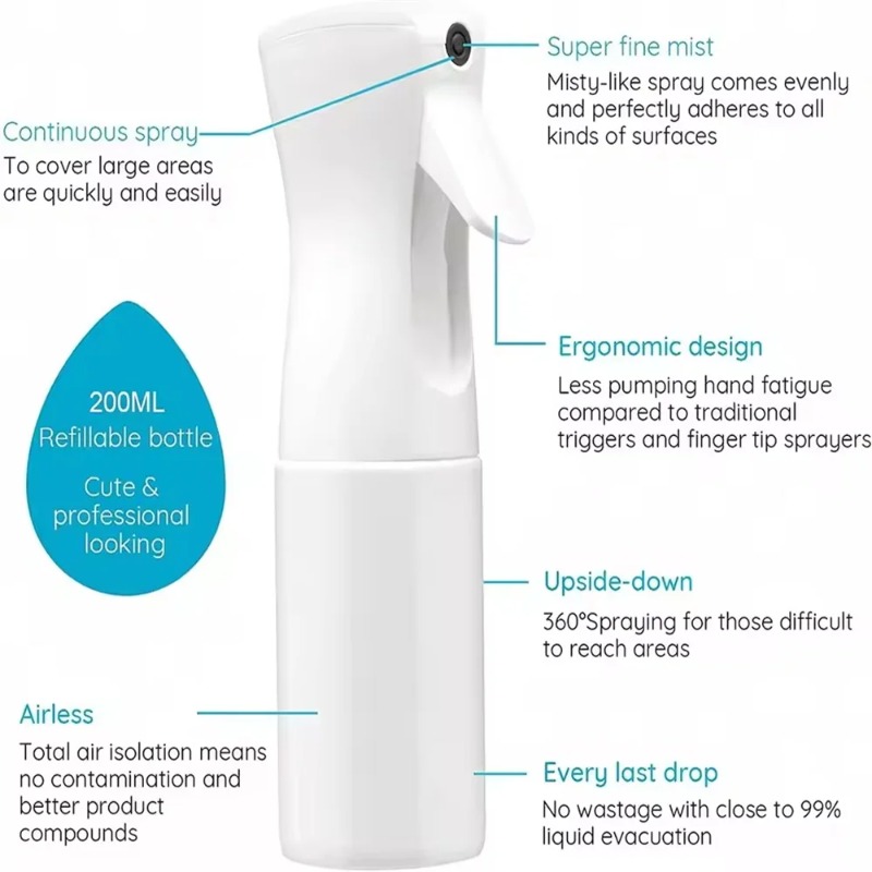200ml High Pressure Hairdressi - Room Spray Bottle 评论和价格