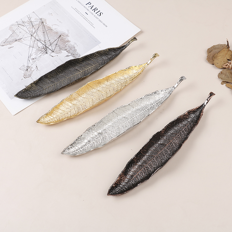 Metal Bodhi Leaf Incense Tray  - Home Fragrance Incense Sticks 评论和价格
