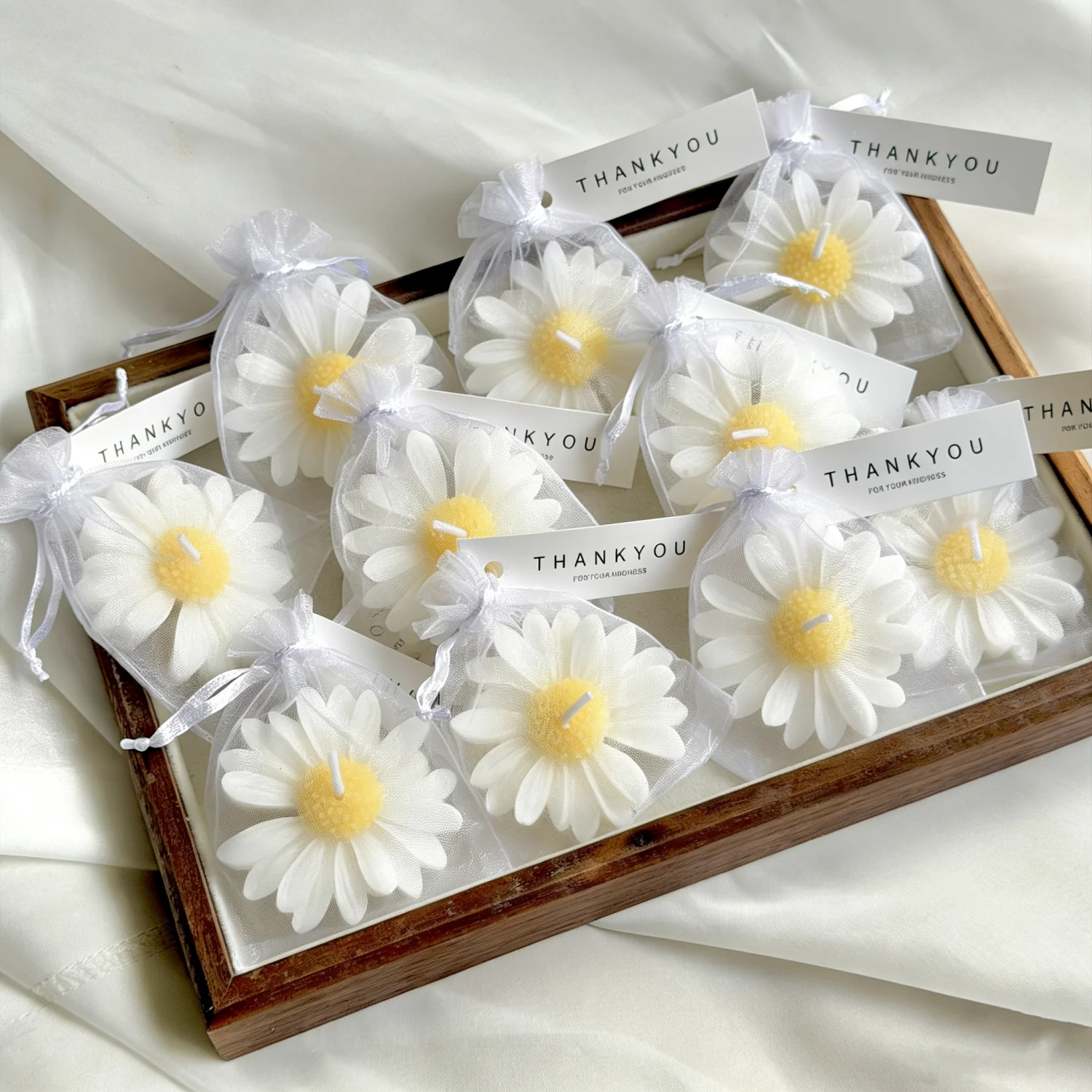 yes1pc/5pcs/10pcs Daisy Shaped - Home Fragrance Scented Candle 评论和价格
