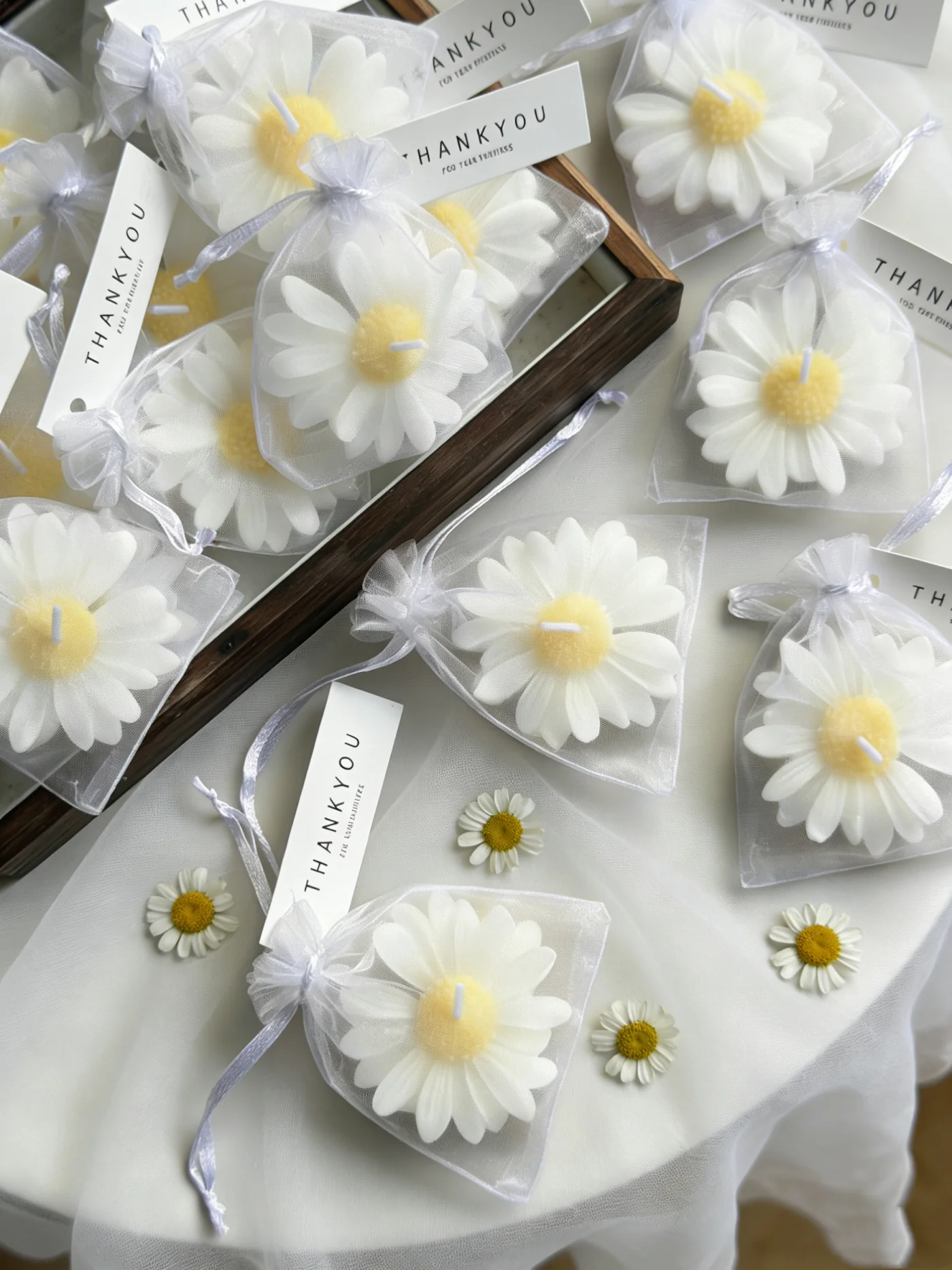 yes1pc/5pcs/10pcs Daisy Shaped - Home Fragrance Scented Candle 评论和价格