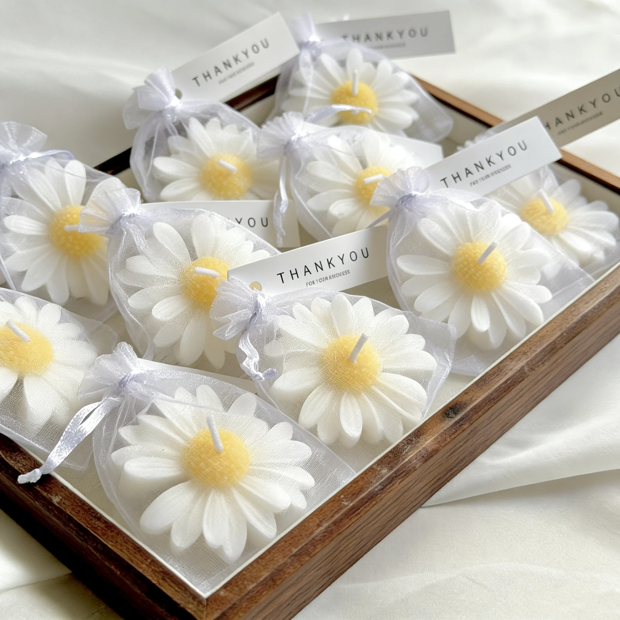 yes1pc/5pcs/10pcs Daisy Shaped - Home Fragrance Scented Candle 评论和价格