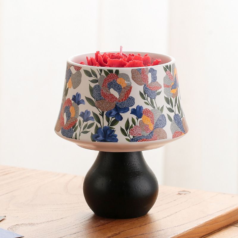 Iris Goblet Wooden Bottom Cand - Home Fragrance Iris 评论和价格