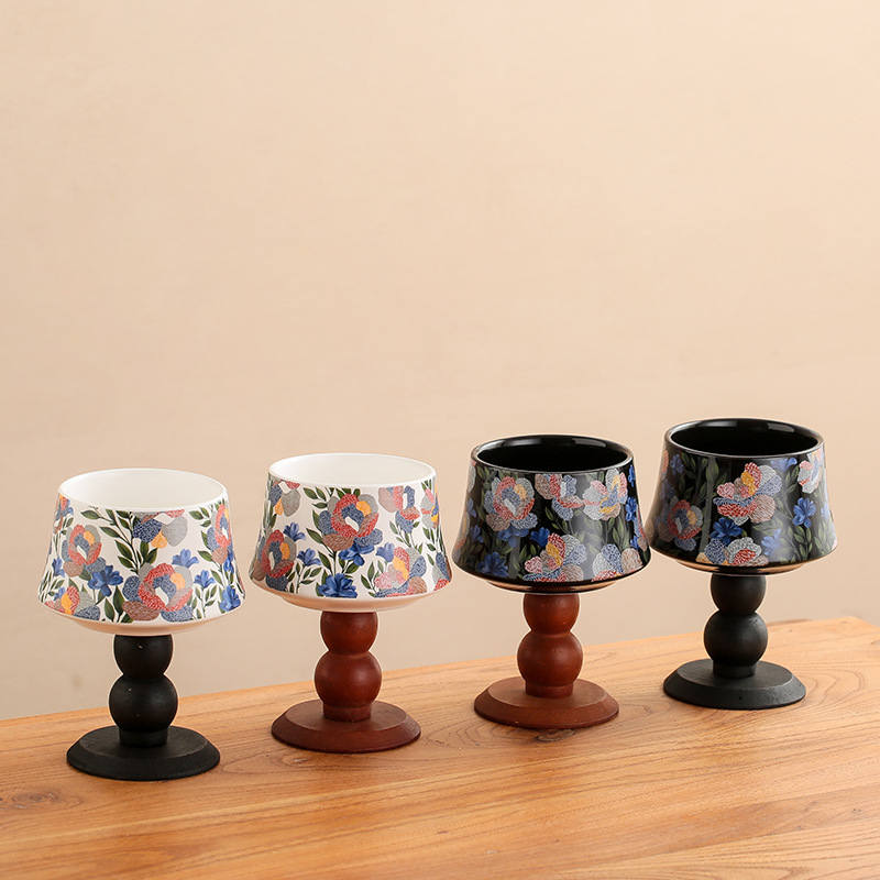 Iris Goblet Wooden Bottom Cand - Home Fragrance Iris 评论和价格