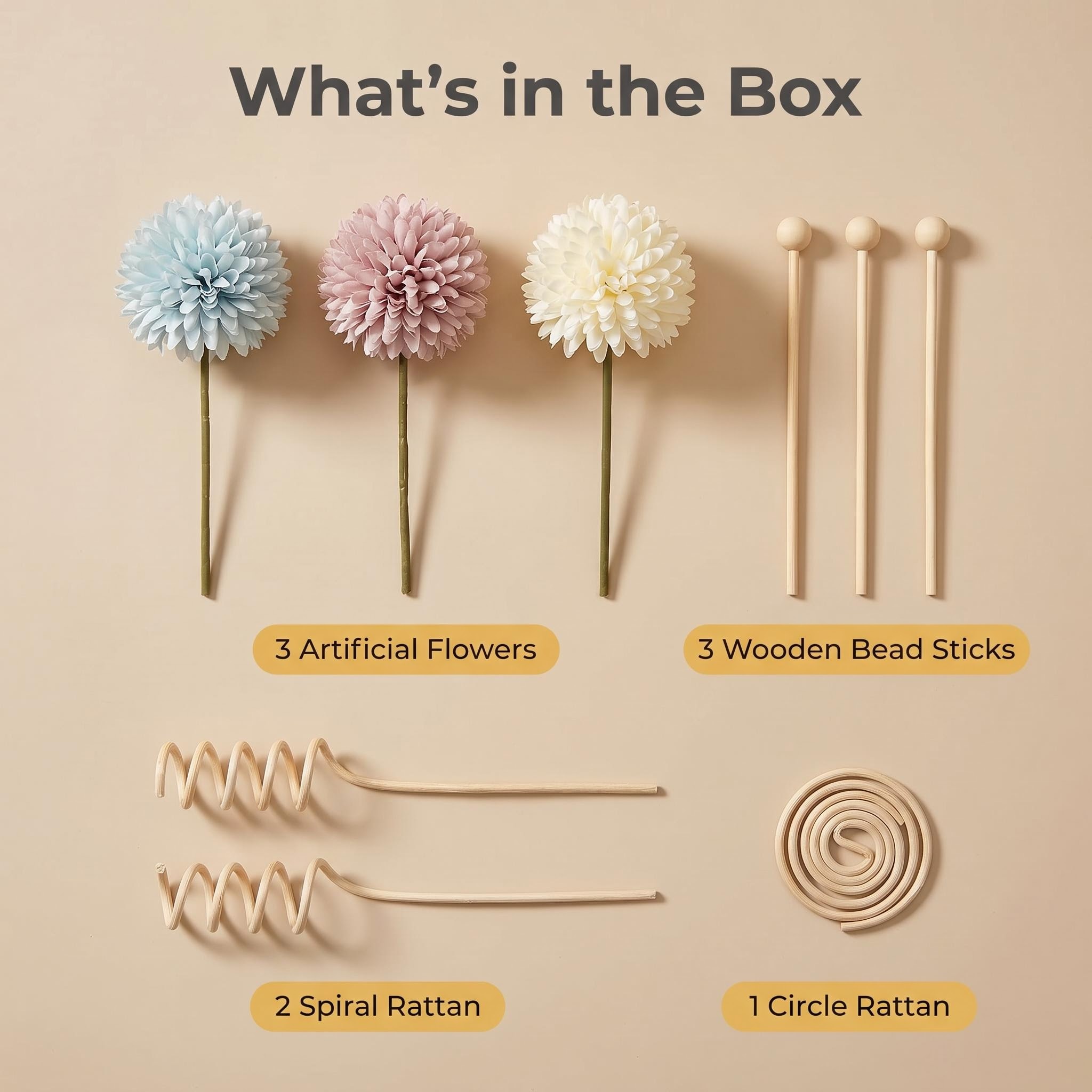 diy diffuser sticks set, artif - Home Fragrance Stick 评论和价格