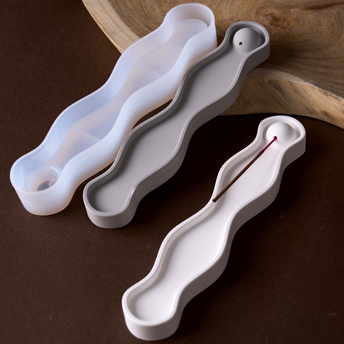 Wave Long Incense Insert Tray  - Home Fragrance Incense Sticks 评论和价格