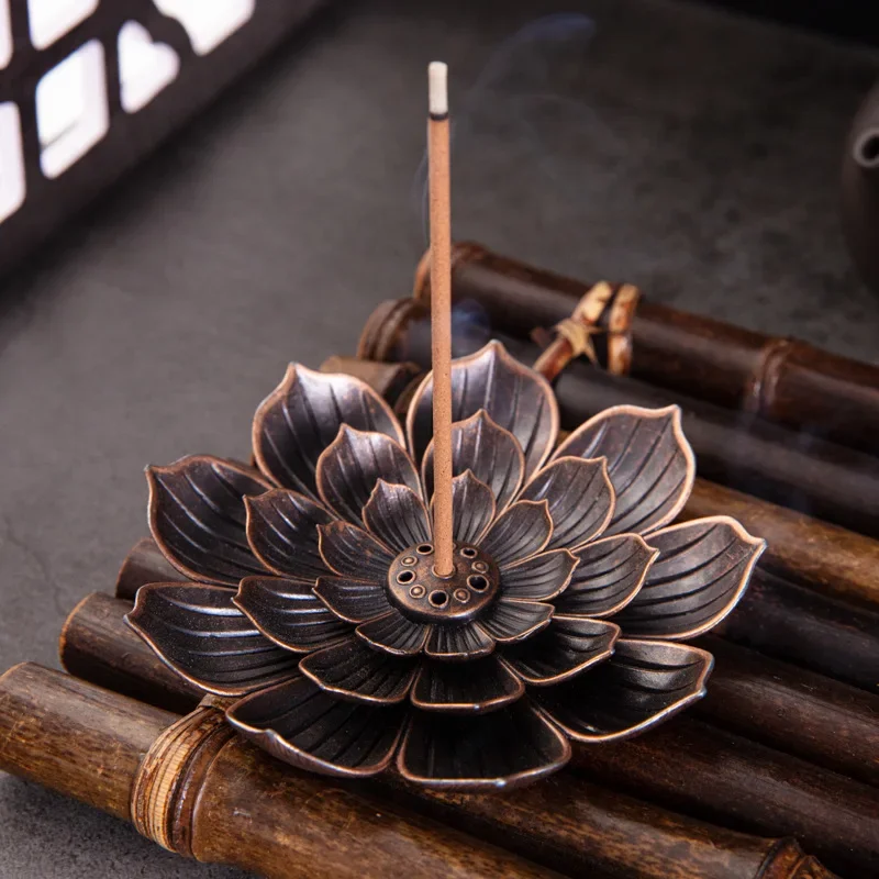 Alloy Incense Burner with 6 Ho - Home Fragrance Incense Sticks 评论和价格