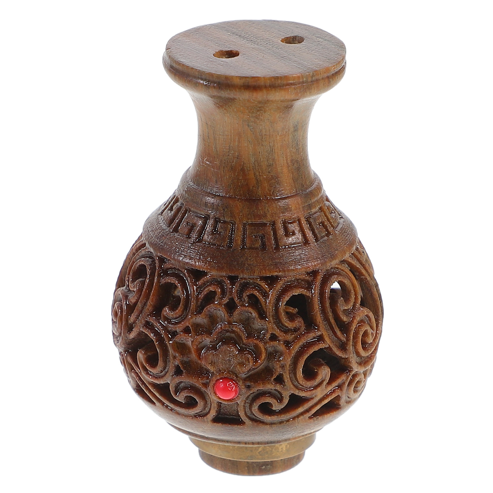 Natural Sandalwood Carved Vase - Aroma Bead Sachet 评论和价格