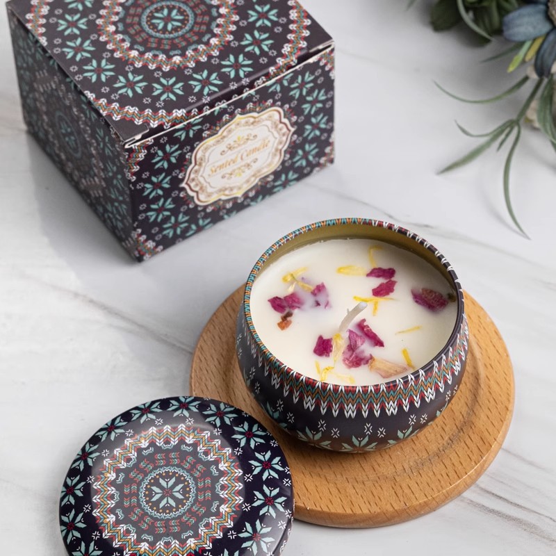 1/4PCS Vintage Scented Candles - Home Fragrance Scented Candle 评论和价格